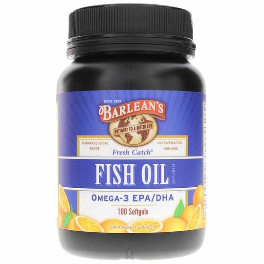 Fresh Catch Fish Oil Omega-3 EPA/DHA in Natural Orange, BOO
